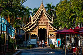 Chiang Mai - The Wat Phra Singh temple. The small Viharn Lai Kham (Gilded Hall) a classic Lanna architecture. 